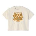 Soul Shine Boxy Tee — "Baby Let Your Soul Shine" Retro Graphic