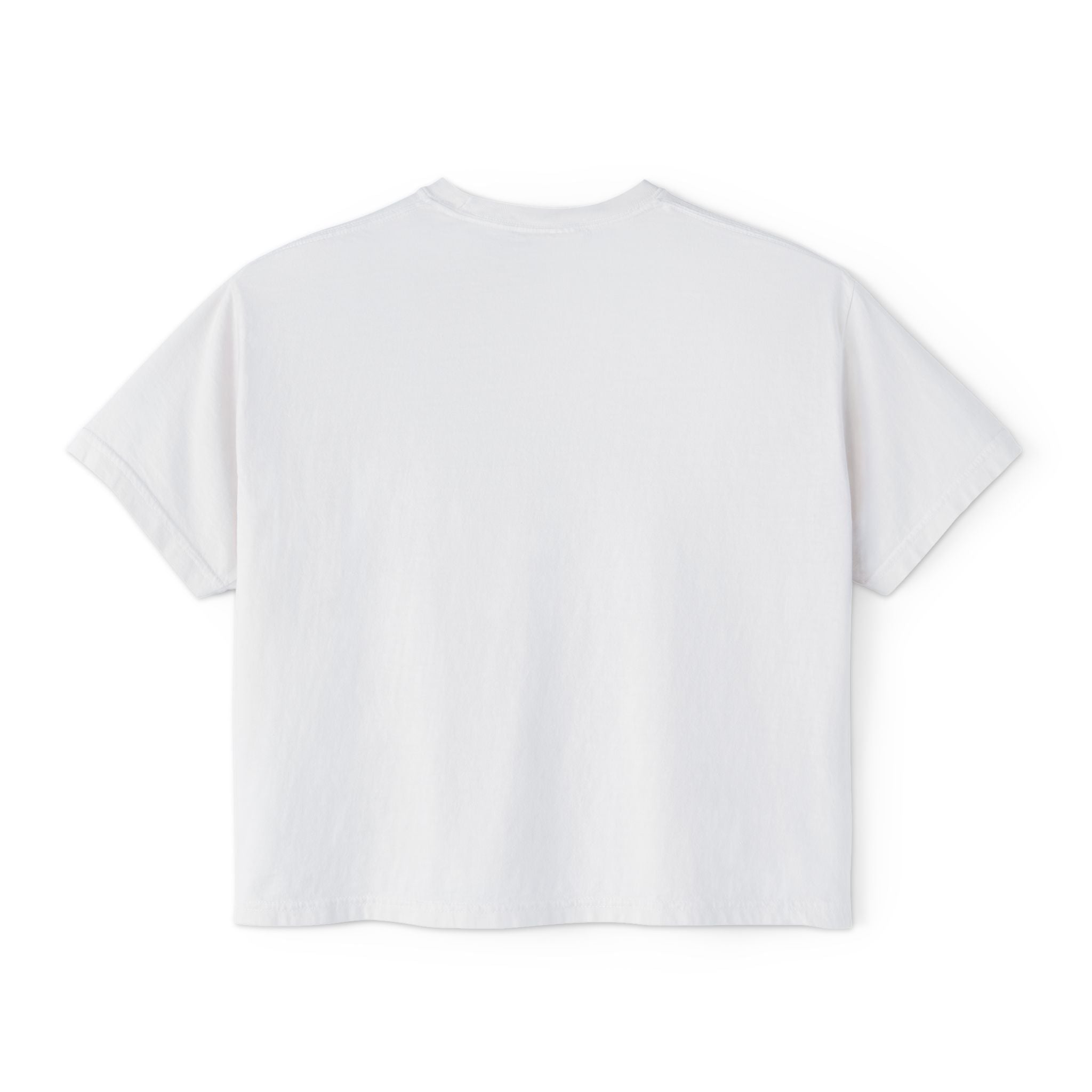 Guitar Line Art Boxy Tee — "Do it on the Strings" Women's Cropped T-Shirt