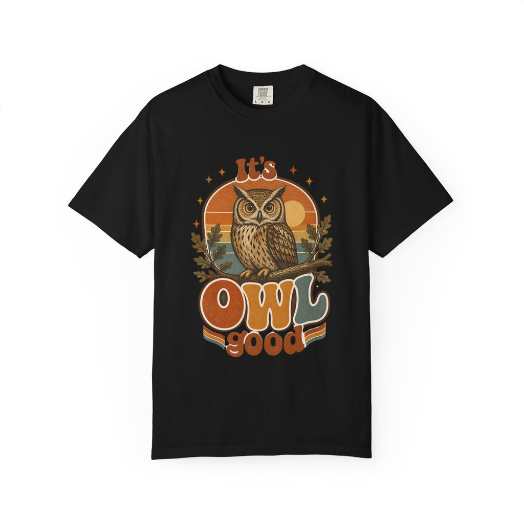 It's Owl Good T-Shirt — Retro Vintage Owl