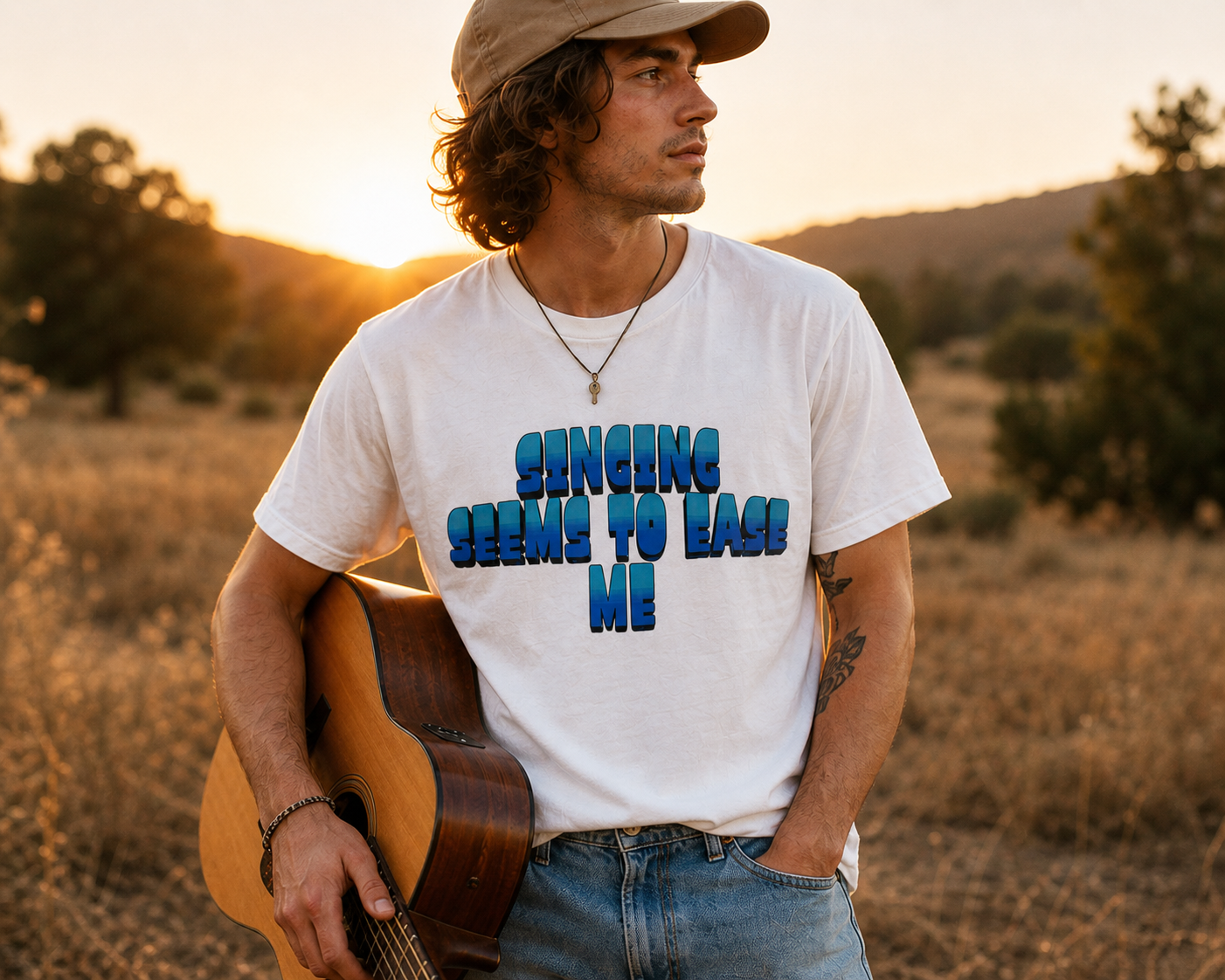 Singing Seems to Ease Me T‑Shirt
