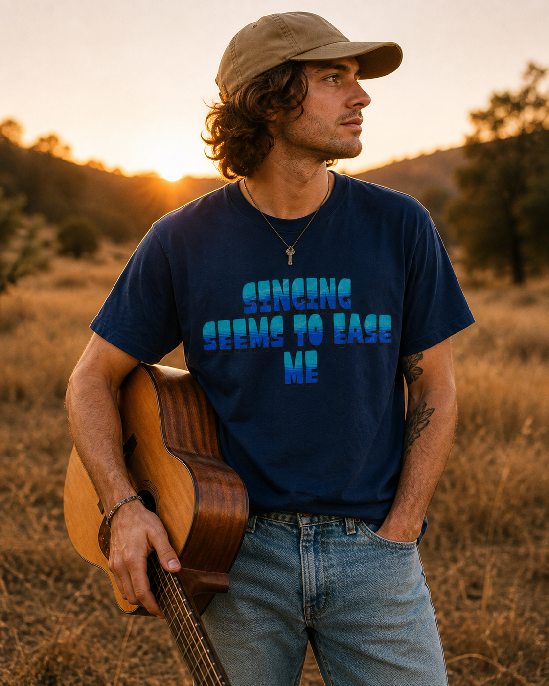 Singing Seems to Ease Me T‑Shirt