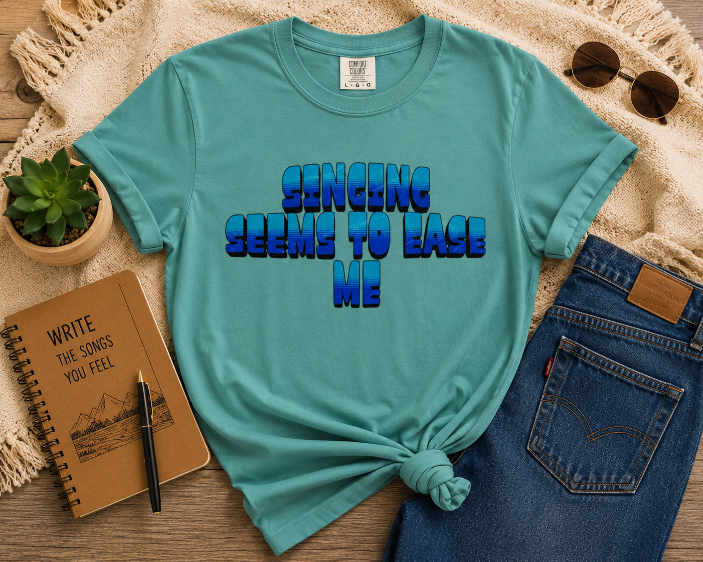 Singing Seems to Ease Me T‑Shirt
