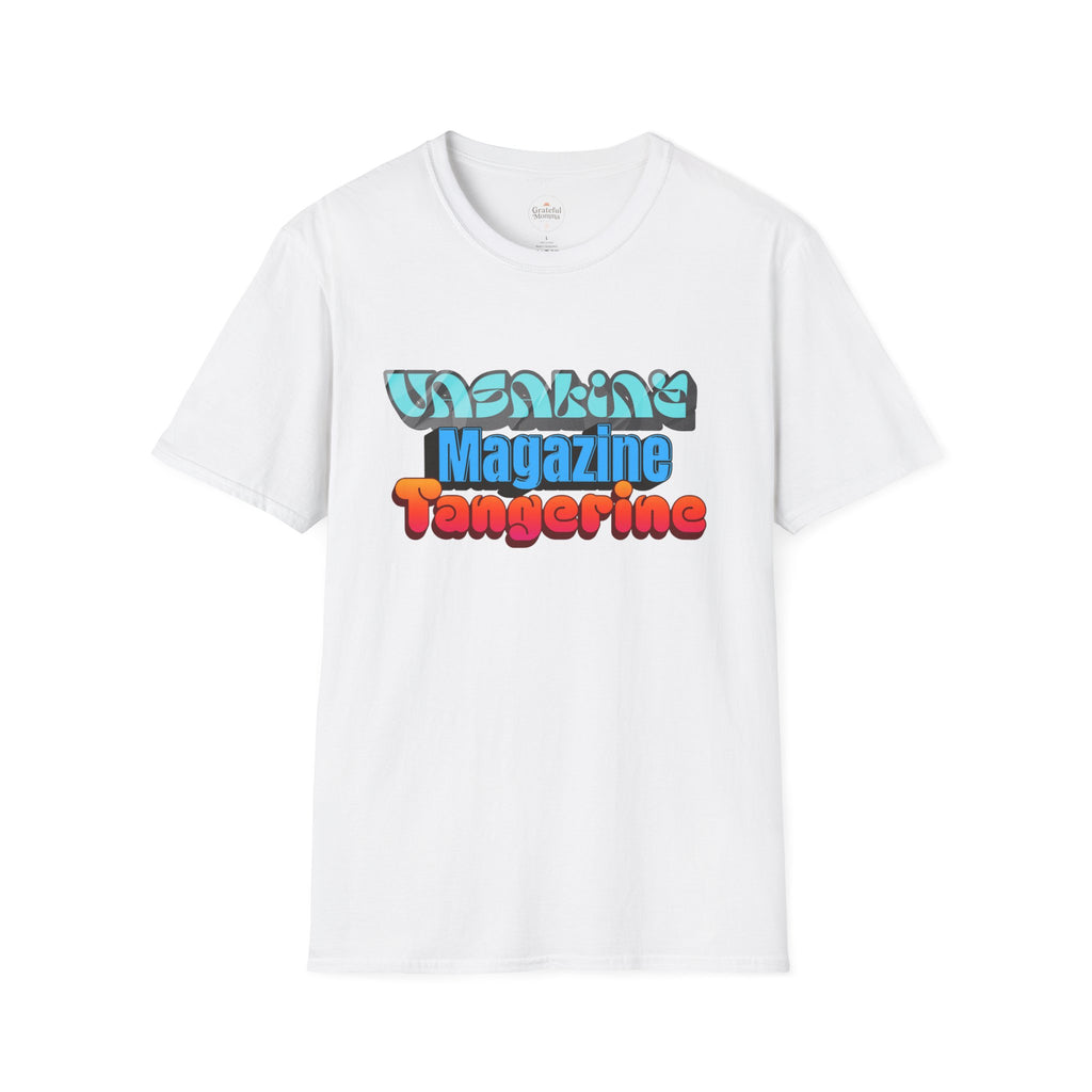 Vintage Retro Logo T-Shirt — Vasaline, Magazine, Tangerine
